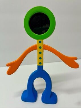 90’s CBS Designs Vintage Flexo Buddies Family Dad Photo Frame Bendable Figure